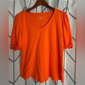 Talbots Orange Short Sleeve Tee